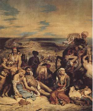 Eugene Delacroix The Massacre of Chios (mk09) oil painting image